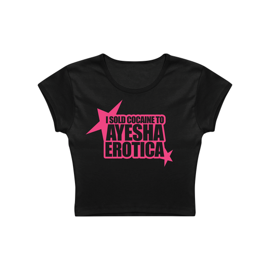 hollywood dream baby tee (black)